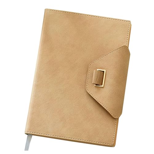 A5 PU ���U�[�m�[�g�u�b�N�A�r�W�l�X�I�t�B�X��c�m�[�g�A200 �y�[�W�A100g �����A�o�b�N���J�A�y���z���_�[(Brown)