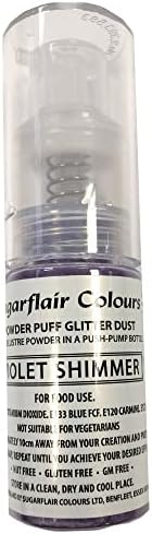 Sugarflair Powder Puff Glitter Non-Aerosol Spray - Baby Blue