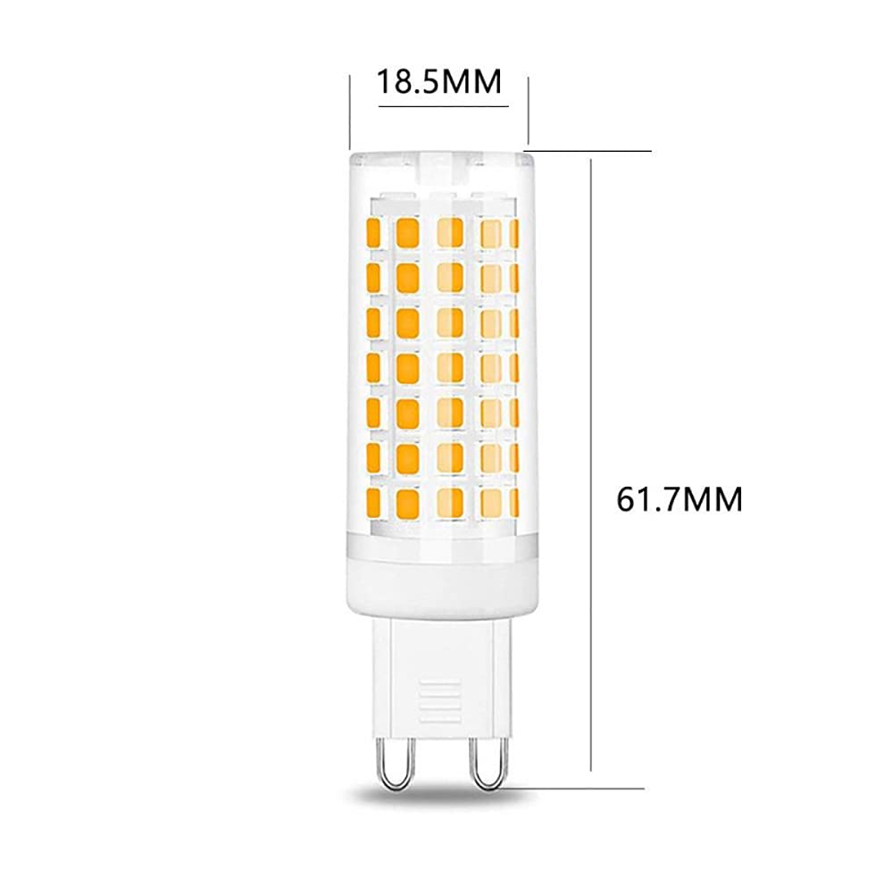 G9 Ceramic Corn Light 9 W 220 V Lampy Żarówki LED Wymień 80 W Lampka halogenowa 900LM 6500K zimna biała reflektor Żyrandole żarówki,Cold white
