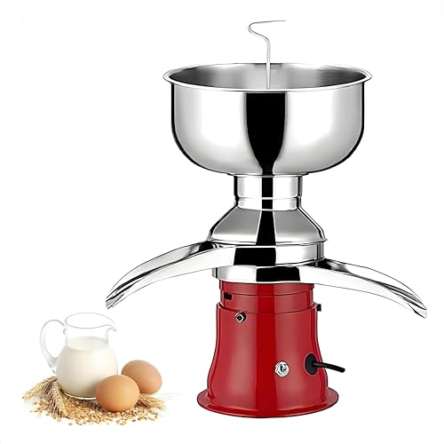 Centrífuga de Leche eléctrica, desnatadora para Leche Fresca, 50 l/h - Proporciona a la Leche Entera un Sabor cremoso para Mantequilla, Nata y Leche desnatada - Centrífuga de Cocina