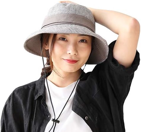 Amazon Co Jp ドリームハッツ 帽子 レディース Uv 折りたたみ 大きいサイズ つば広 ひも Uvカット帽子 100 あご紐 風で飛ばない サファリ ハット レディース帽子 春夏 つば広ハット 日よけ帽子 遮光 風通し ファッション