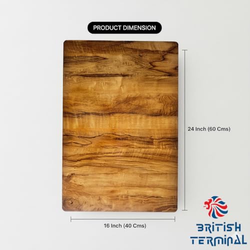 Image of Wooden Lap Board for Writing, Multipurpose Engineering Drawing Board, Study Pad for Laptop and Keyboard, Smooth Flat Surface for Students, Kids and Artist (Thickness - 11mm, 24 x 16 Inch)