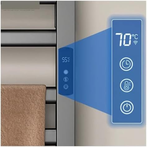 Intelligent Electric Heated Towel Rack Bathroom Punch-Free Towel Drying Storage Rack Household Towel Warmer Bathroom Accessories
