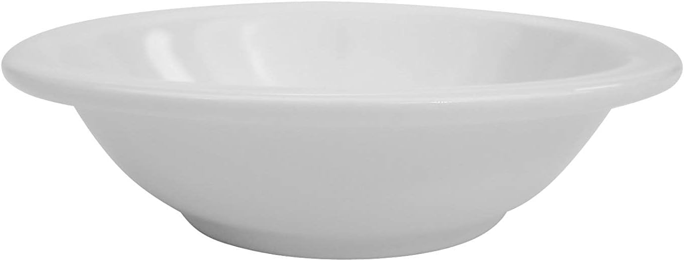 Restaurant Value, Stoneware, Bright White 6oz Bouillon Cup, Case of 36