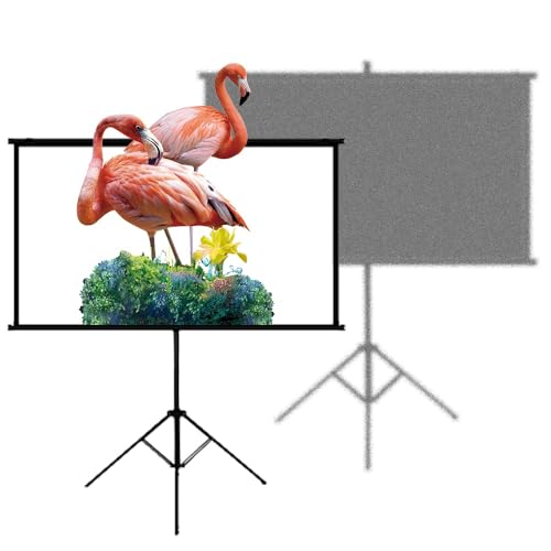 Pantalla de proyector manual 72 pulgadas 16:9 con trípode