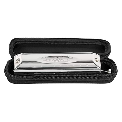 Cascha Harmonica chromatique 10-40 avec étui souple et chiffon de nettoyage – 10 trous – 40 tons - Les Beatles, Paul McCartney, John Lennon, RIngo Starr, George Harrison Cascha Harmonica chromatique 10-40 avec étui souple et chiffon de nettoyage - 10 trous - 40 tons – Image 7