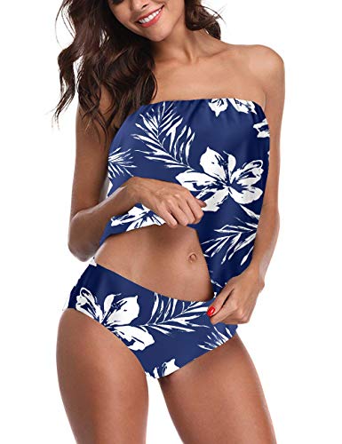 bandeau blouson swimsuit