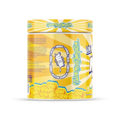 Image of KXR Pre-Workout Energy Powder | Intense Energy Pre-Workout Drink for Men and Women| Improves Performance - Enhanced Focus & Increased Endurance | 30 Servings (PEZ Sour Pineapple)