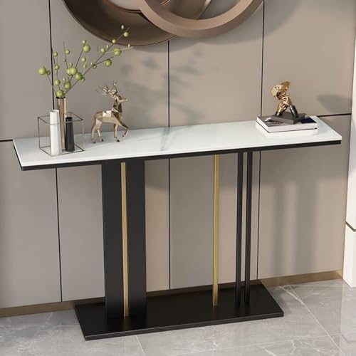 Mesa de pizarra de mármol perfecta para contra la pared en entrada 2