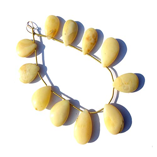 Perles d'opale jaune pour créer vos bijoux bohèmes et solaires de l'été