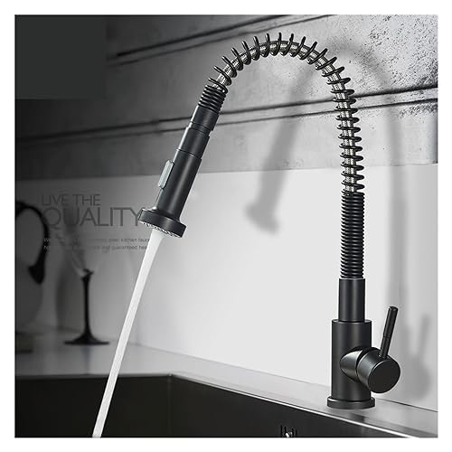 Robinet de cuisine à double mode spray et rotation 360 degrés pour évier moderne - 3