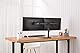 DIGITUS Monitorhalterung - Standfuß - 2 Monitore - Bis 32 Zoll - Bis 2X 8 kg - VESA 75x75, 100x100 - Schwarz