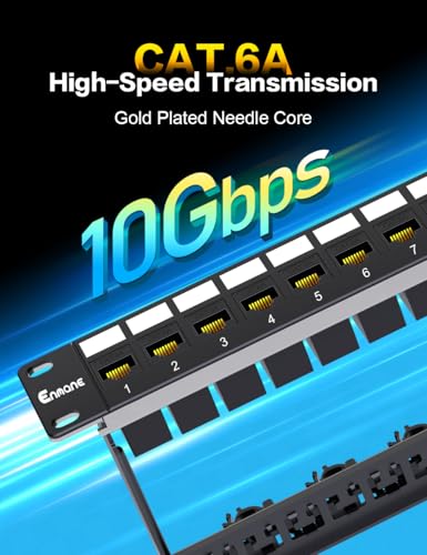 Panel de conexión Cat6A que soluciona el caos de cables en racks de 19 pulgadas passthrough 2