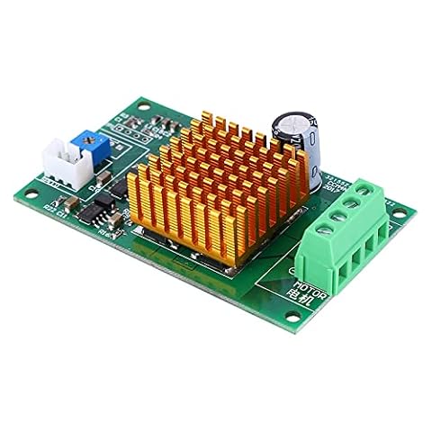 Oumefar CCM4N Regulator Prędkości Silnika Joystick Kontroler PWM dla Silnika Prądu Stałego 12-30 V z Zabezpieczeniem Nadprądowym 3A, dla Entuzjastów Motoryzacji (Regulator prędkości CCM4N)