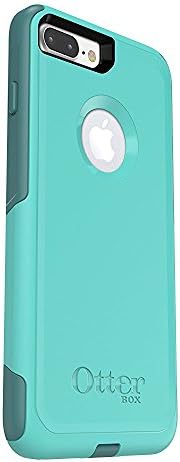 OTTERBOX Commuter Series Case for iPhone 8 Plus & iPhone 7 Plus (ONLY) - Retail Packaging - Aqua Mint Way (Aqua Mint/Mountain Range Green)