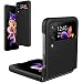 Produktbild Verco Kompatibel mit Samsung Galaxy Z Flip 4 Hülle, Matte Rückschale Schutzhülle für Samsung Z Flip 4 Case Silikon Handyhülle - Schwarz