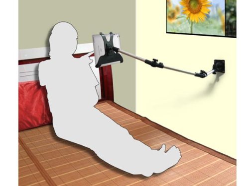 System-S Wall Mount Bracket Swivel Arm Flexible Mount Stand Universal for iPad Pro 12.9 Inch