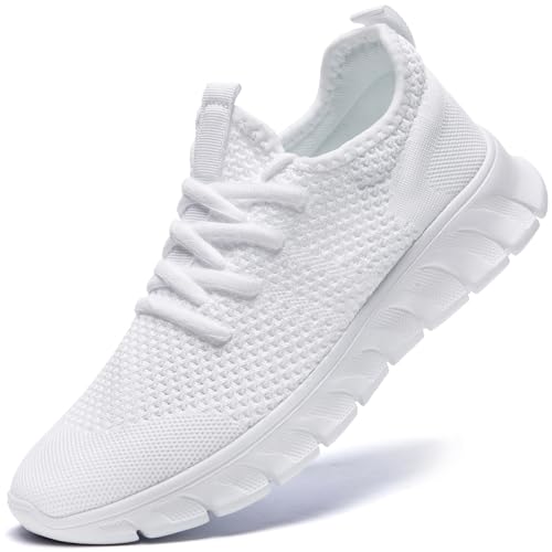 Men Tennis Shoes Running Shoes - Gym Sneakers Shoes Walking Workout Shoes Non Slip Walking Athletic Slip on Breathable Mesh Comfortable Lightweight Casual Sports Fashion Shoes