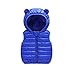 Produktbild ARAUS Baby Weste Steppweste mit Kapuzen Unisex Daunenweste Winter Dunkelblau 3-6 Monate