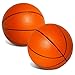Mini 5â€ Orange Foam Basketballs for Skywalker Sports Trampoline Basketball Hoop Game | Replacement Foam Basketballs for Trampoline Basketball Sets | Set of 2 Balls