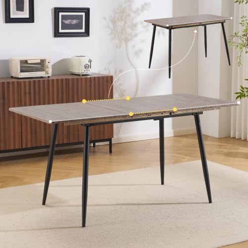 ダイニングテーブル 伸縮可能な天板 木目調 食卓 組立簡単 幅120-160cm Amazon｜ダイニングテーブル 伸長式ダイニングテーブル 伸縮可能な天板