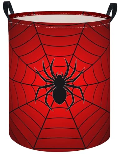 LATOGHIVE Baby Laundry Hamper kids laundry Basket Waterproof Laundry Bag for Bedroom Toy Clothes Organizer Room Dcor(Spider Web)