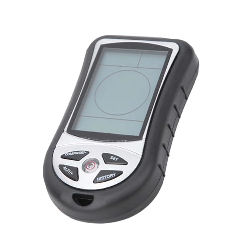 Jwthee 8 in 1 Hiking Thermometer Altimeter, Digital Compass Barometric Pressure Gaugee Weather, Timer with Backlight for Hiking Mountaineering