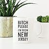 Andaz Press 11oz. Coffee Mug Gag Gift, Bitch Please I'm from New Jersey, 1-Pack, Includes Gift Box, Funny Christmas Birthday Friend Coworker Long Distance Moving Away New Jersey Gifts New Jersey Mug #1