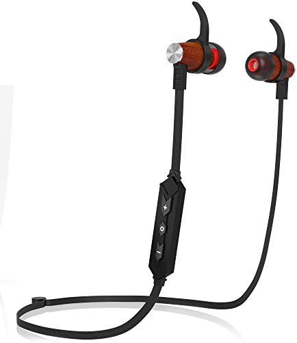 Symphonized Neckband Bluetooth Headphones - Wireless Sport Earbuds, Bluetooth Wireless Earbuds with Earhooks, Bluetooth Earbuds with Ear Hook, Running Earbuds, Neck Bluetooth Headphones Microphone