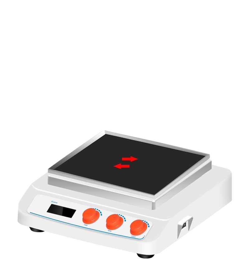 Orbital Rocker Linear Shaking Reciprocating Device Testing Equipment Shaking Instrument with Oscillation Mode Reciprocating Speed Range 60 to 400rpm (Optional to 500) Heating Power 35/185W