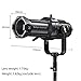 Godox VSA-26K Spotlight Attachment Optical Conical Snoot Concentrator with 26° Lens Kit for Bowens Mount Studio Strobe Monolight Flash and LED Continuous Light