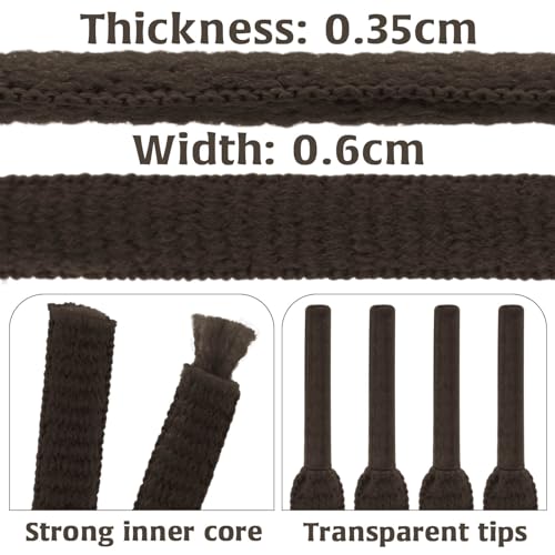 Image of DELELE 2Pair Oval Shoes laces 42 Colors Half Round 1 /4 inchAthletic ShoeLaces for Sport /Running Shoes Shoe Strings