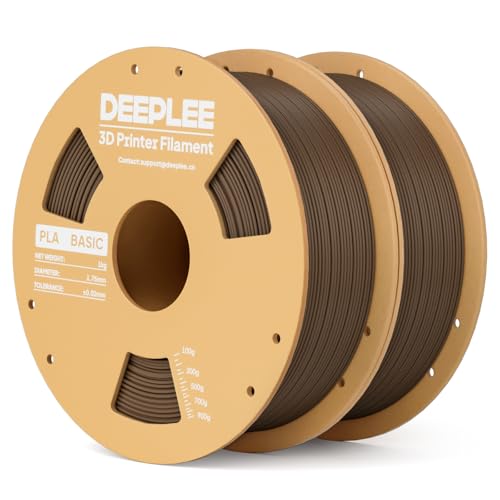 Image of PLA Basic 1.75mm 3D Printer Filament Brown 2KG