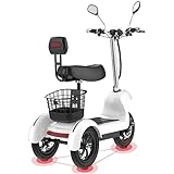 Lernen über das Fahrzeug intelligente Positionierung Bremsen: intelligente Positionierung Bremsanlage ist Rampe Park stabiler Bremsmotor Intelligent Power off, um maximale Sicherheit während der Not-Aus-sicherzustellen, 16-Zoll-Sonnenschutz-Reifen auf die Vorderräder und 11-Zoll-Reifen an den Hinterrädern breite rutschfeste Reifen ..