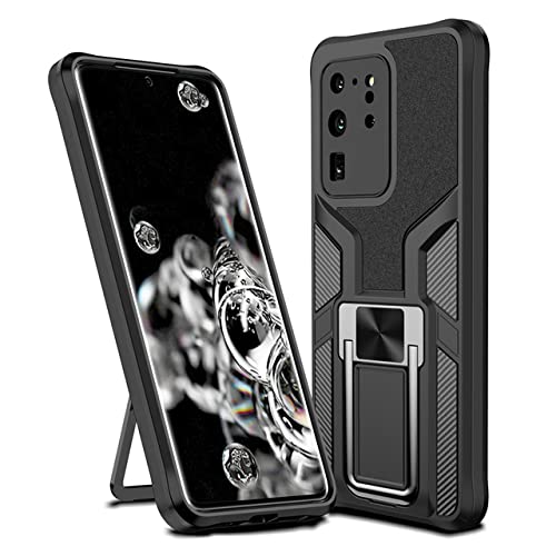 Coque Samsung S21 Plus antichoc pour éviter les fissures avec anneau noir