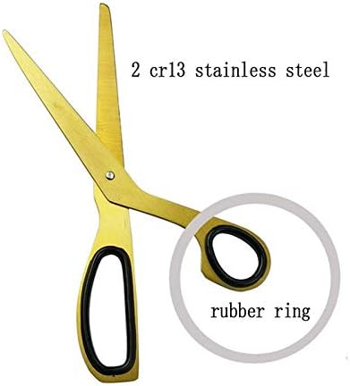 Craft Scissors Sewing Asymmetr Scissors Cuts Straight Fabric Clothing Tailor's Scissors Embroidery Household Stationery Office Scissors Tool Scissors (Size : Black)