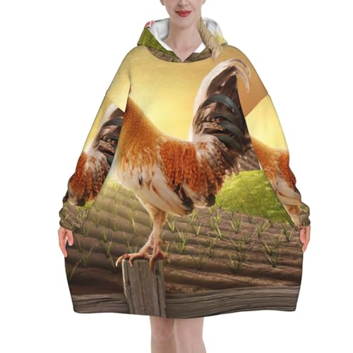 Couverture à capuche épaisse contre le froid avec manches et poche flanelle