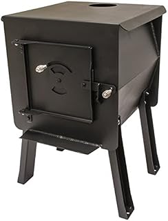 England's Stove WorksSurvivor 12-CSM "Blackbear" Portable Camp/Cook Wood Stove 1.8 Cubic Feet