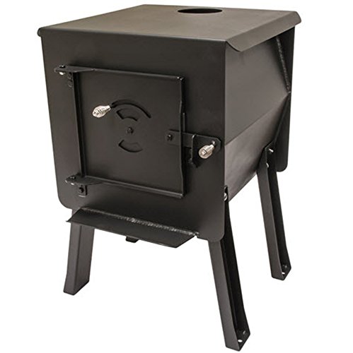 England's Stove WorksSurvivor 12-CSM "Blackbear" Portable Camp/Cook Wood Stove 1.8 Cubic Feet