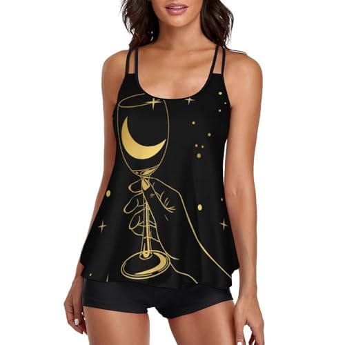 Bikini avec short de garçon maillot de bain tankini galbant