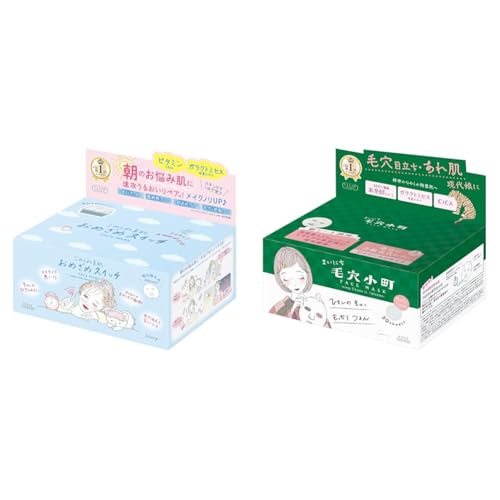 クリアターン 【セット買い】KOSE ごめんね素肌 おめざめスイッチ マスク 30枚入 CICA 低刺激 + KOSE まいにち 毛穴小町 マスク 30枚入 低刺激 大容量 Box 箱マスク