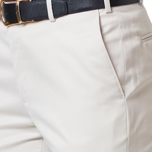 Image of Raymond Slim Fit Poly Viscose Blend Structure Pattern Flat Front Formal Trouser