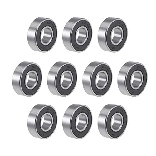 Roulements à billes R6-2RS uxcell | Lot de 10 pièces robustes à rainure profonde