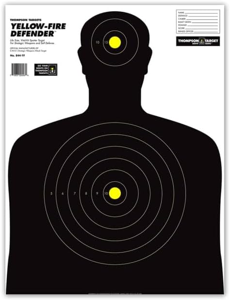 ThompsonTarget 0448-20 Yellow-Fire Defender 19"X25" (20 Pack)