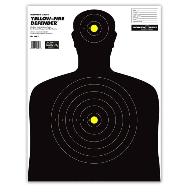 ThompsonTarget 0448-20 Yellow-Fire Defender 19"X25" (20 Pack)