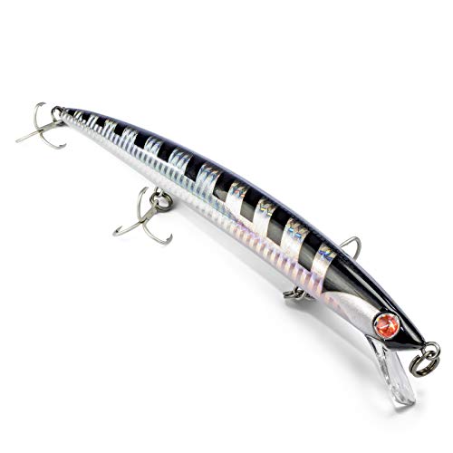 Struttura ABS – Lunghezza: 180 mm – Peso: 28 g. Profondità di nuoto: 60-90 cm