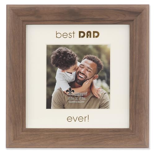 Walnut Classic Frame - Best Dad Ever 4x6