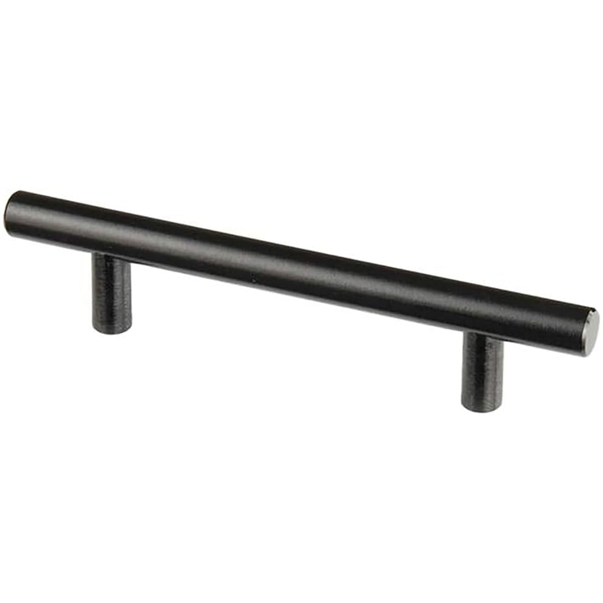 Poignées noires pour meubles de cuisine et salle de bain en acier inoxydable lot de 6