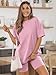 AUTOMET Womens 2 Piece Sets Summer Outfits 2026 Two Piece Lounge Set Matching Clothing Oversized Tshirts Biker Short Fashion BabyPink XL