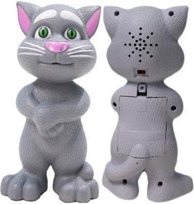 MKY® Tom Intelligent Touching and Mimicry Talking Tom Cat with Wonderful Voice -Multi Color, Pack of 2